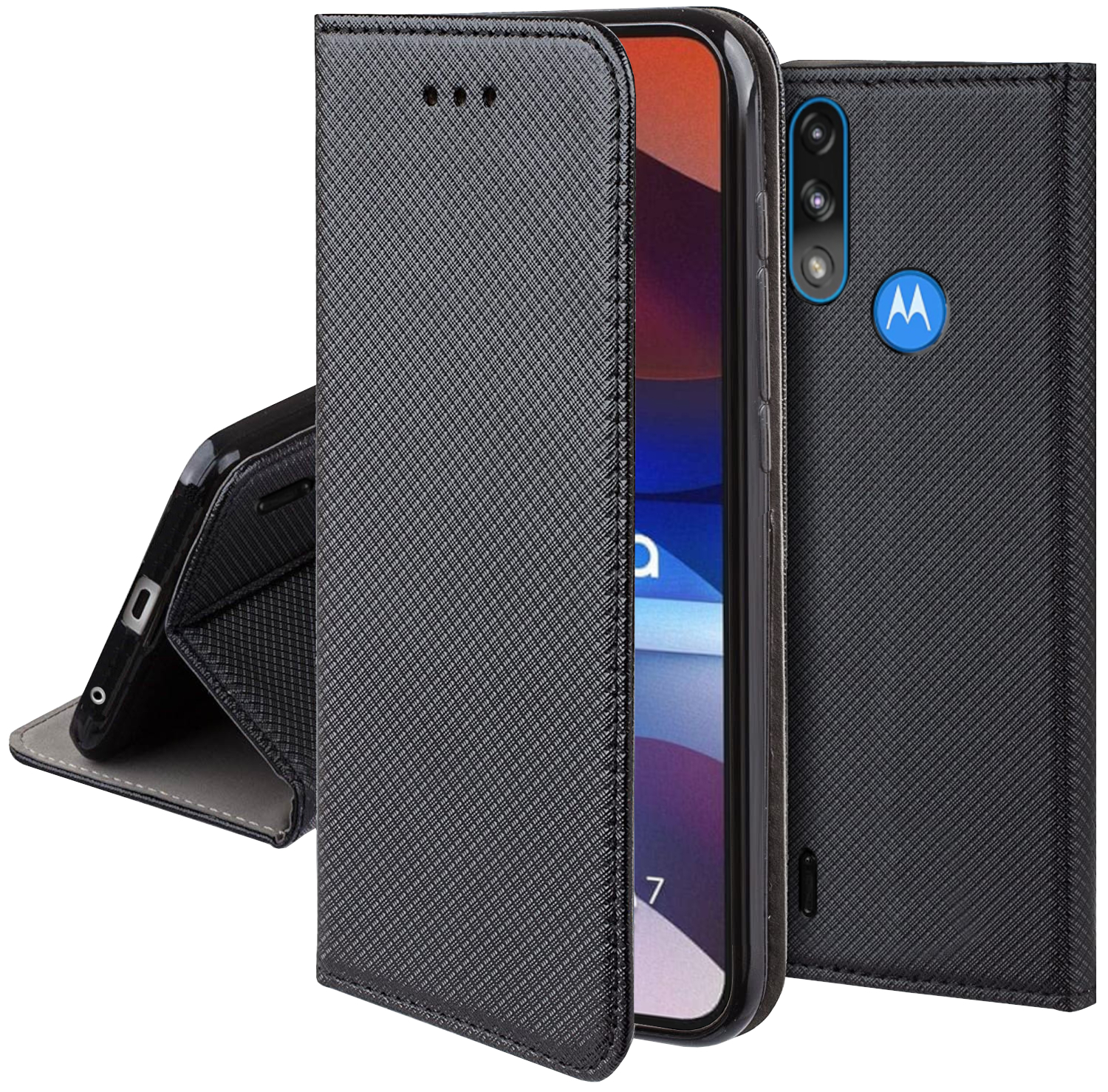 

Etui S-magnet do Motorola Moto E7/E7i Power +szkło