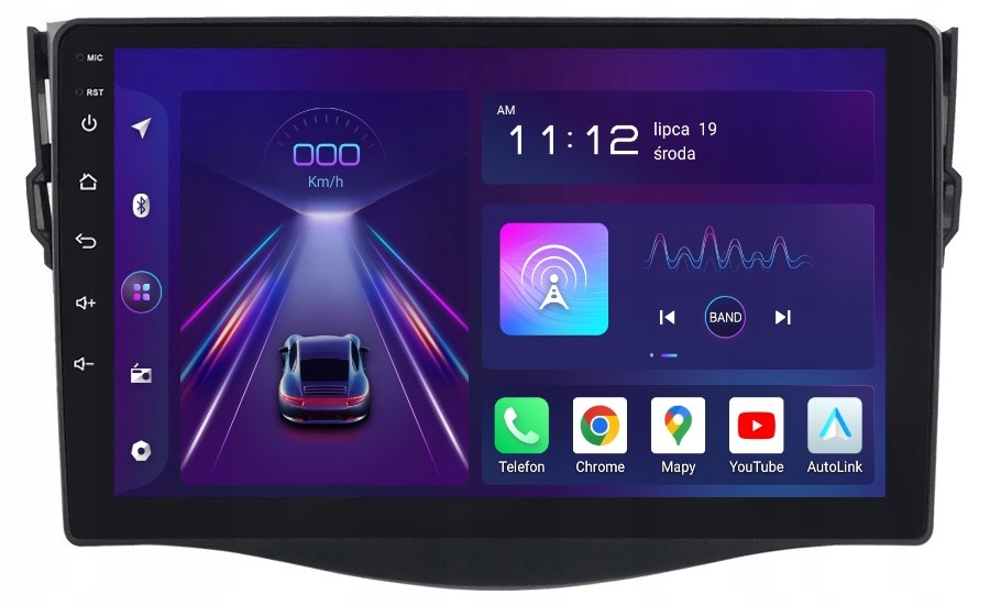 Rádio 2DIN Navigace Android Toyota RAV4 3 III 8/256 Gb Dsp Carplay Lte