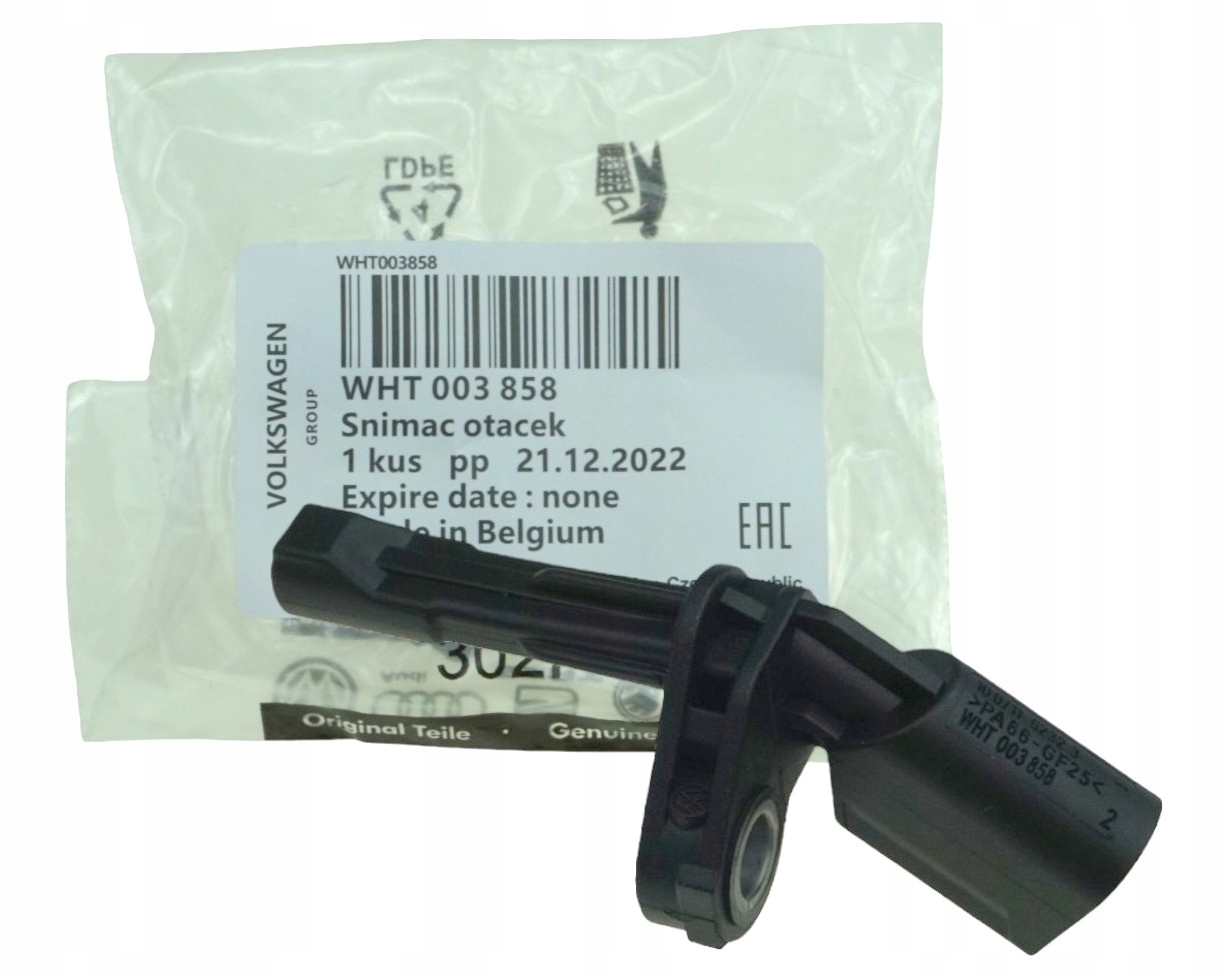 ORYGINALNY CZUJNIK ABS PRAWY TYŁ WHT003858 1K0927808 AUDI SEAT SKODA VW OE