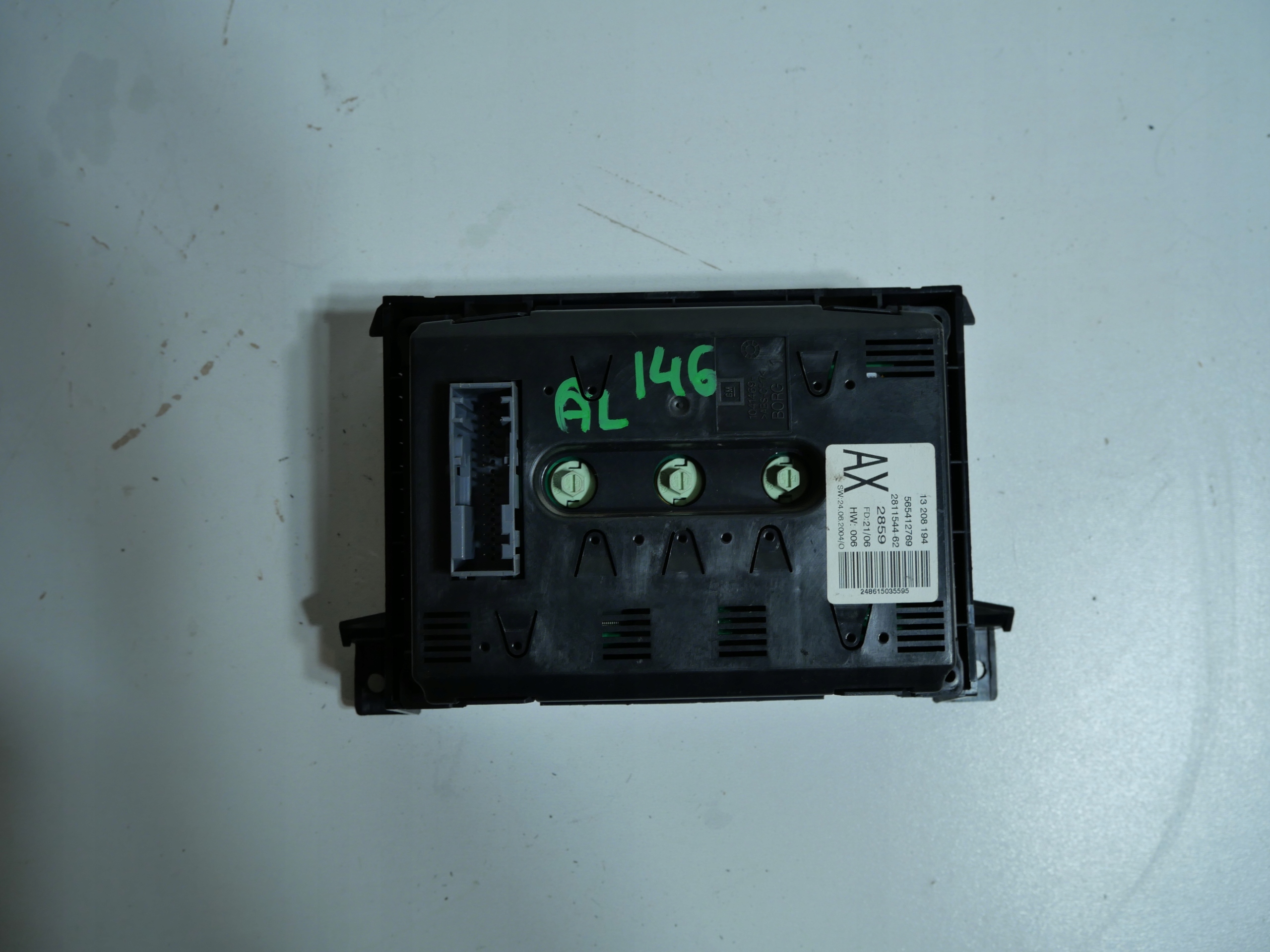 display OPEL ASTRA 13208194