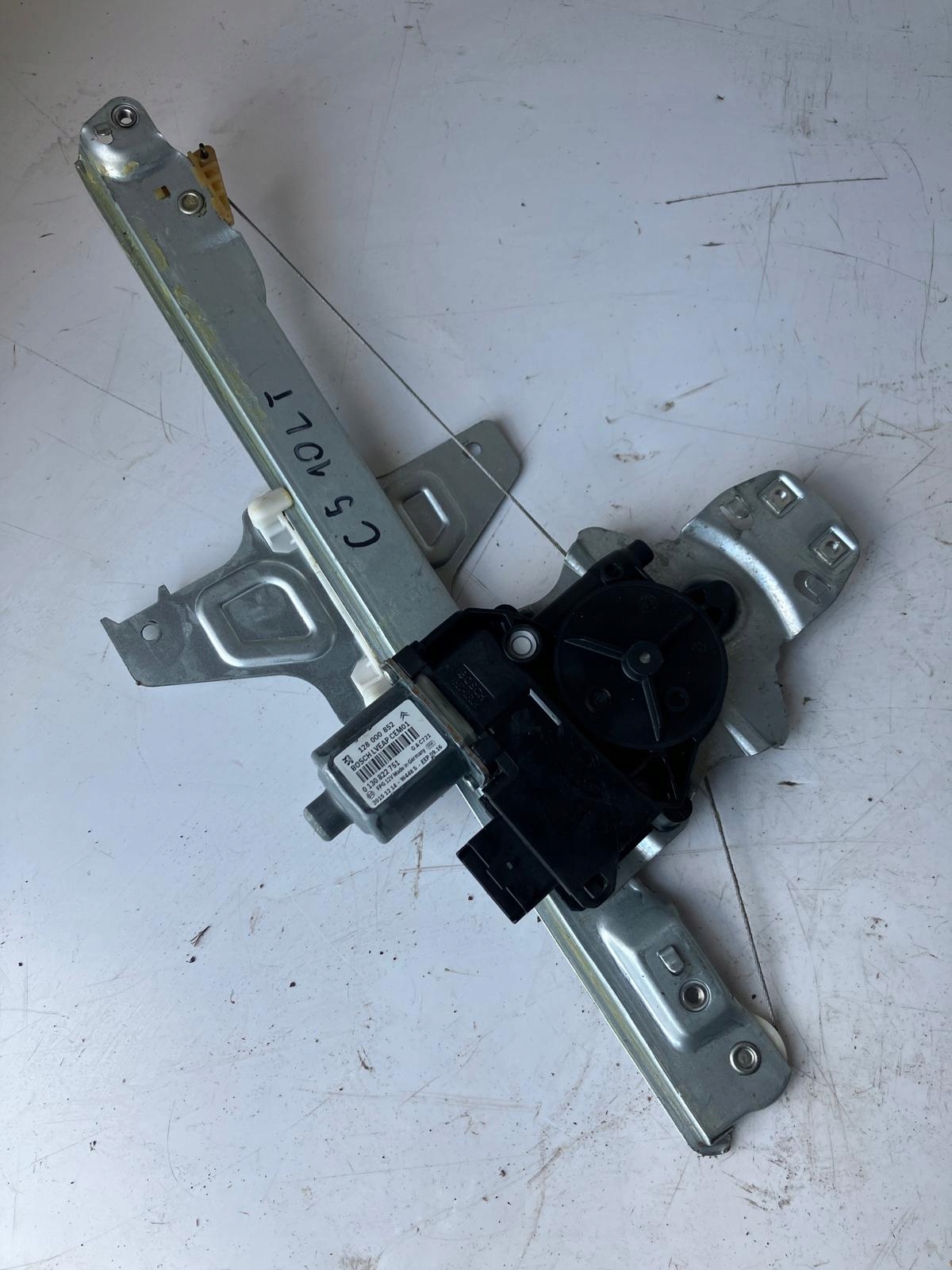window regulator left rear part CITROEN C5 III X7 sedan 128000852