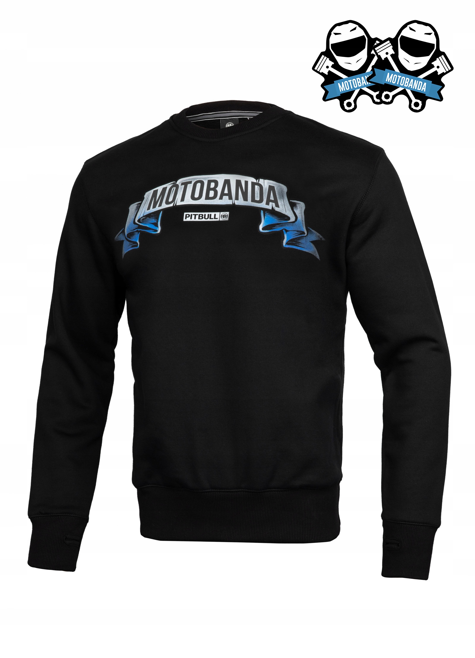 

Bluza Pitbull Motobanda Blue Chrome