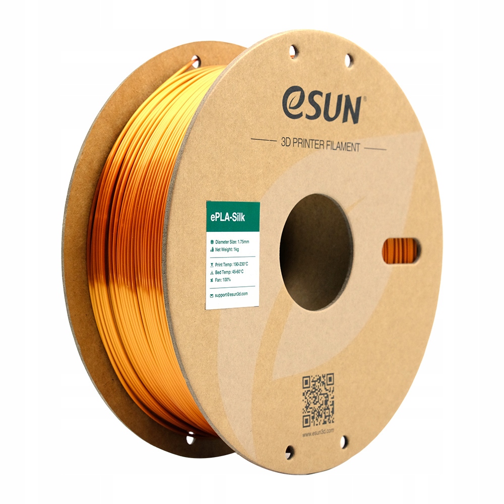 eSun Silk-PLA Filament miedziany 1.75mm 1kg papierowa szpula