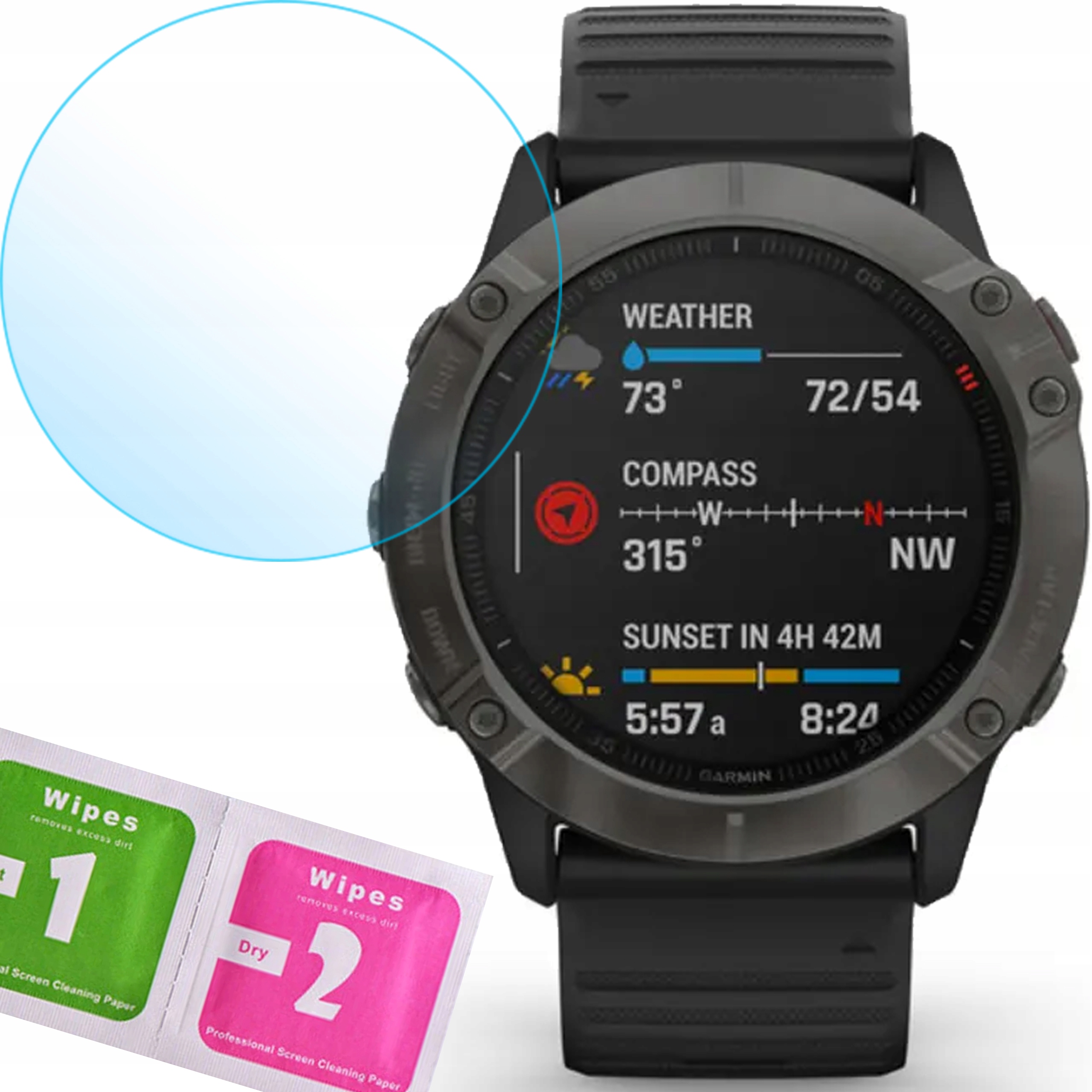 FOLIA HYDROŻELOWA do GARMIN FENIX 6X PRO / 6X