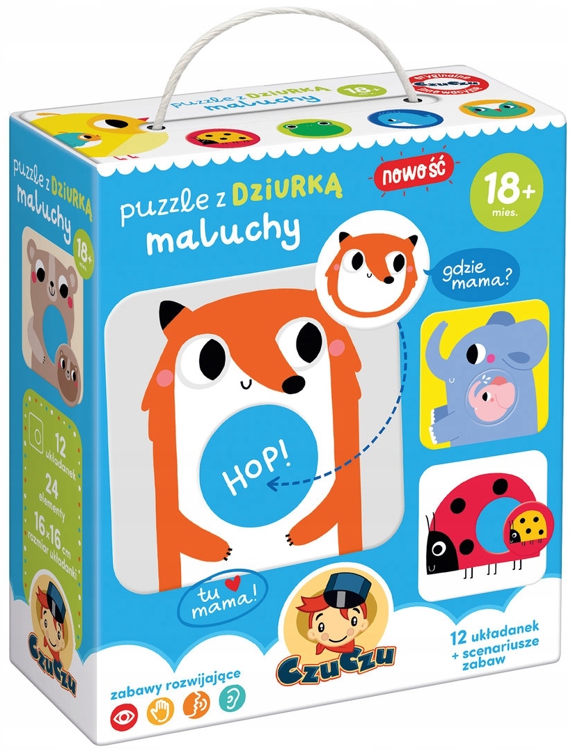

Czuczu Puzzle Z Dziurką Maluchy Układanka 18m+