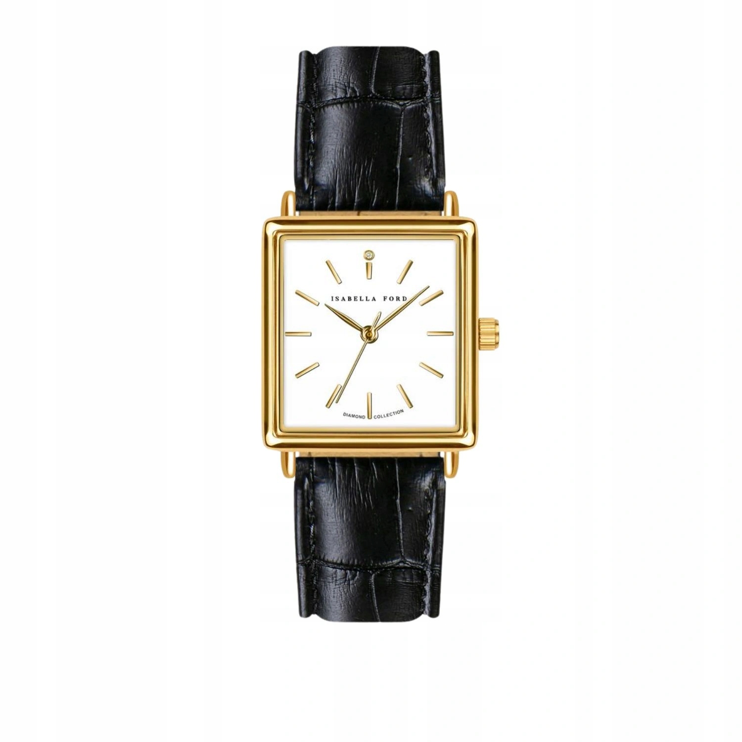 Dámské hodinky Isabella Ford Charlotte – elegantní zlatý kožený náramek