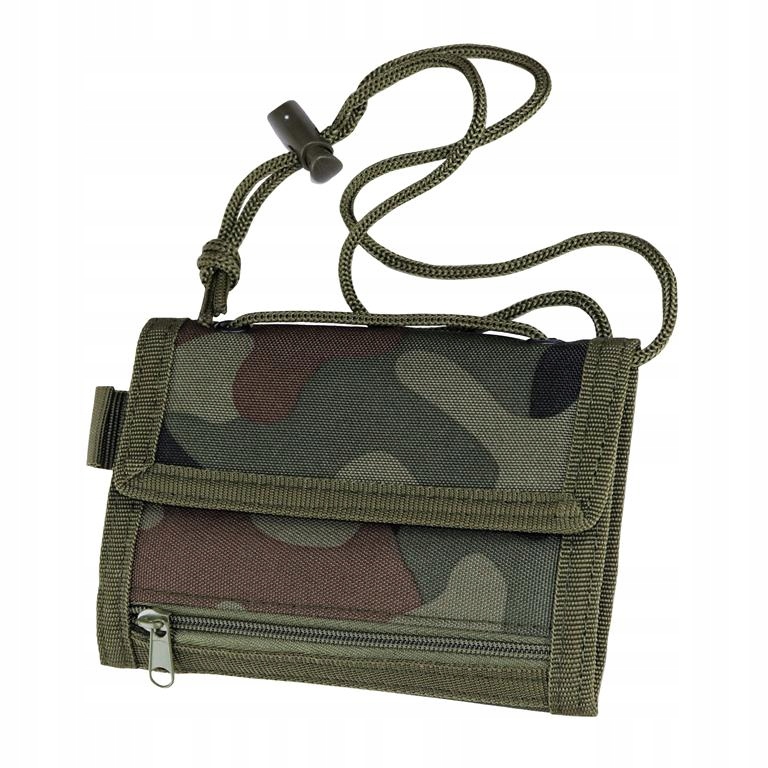Portfel taktyczny z linką na szyję Camo Margin Wz 93 Pantera Edc wojskowy