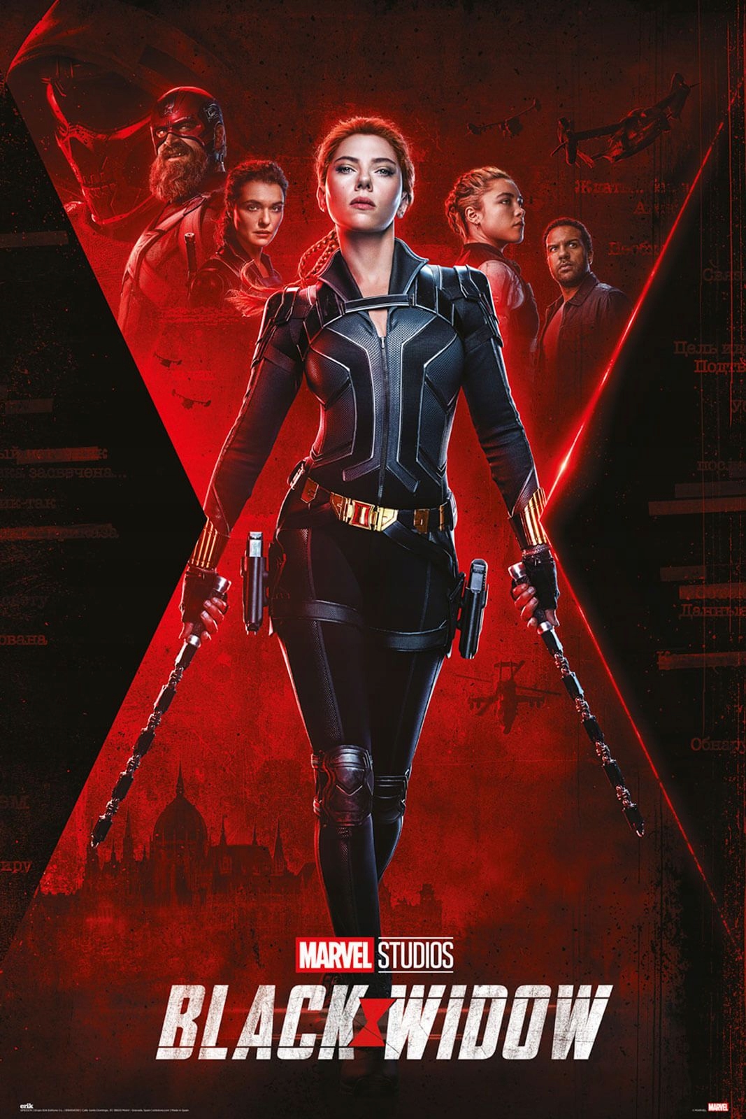 

plakat Marvel Black Widow 61x91,5 cm