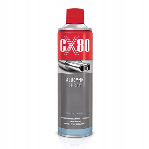 CX-80 AluCynk Spray 500 ml, cynk zabezpieczający przed korozją