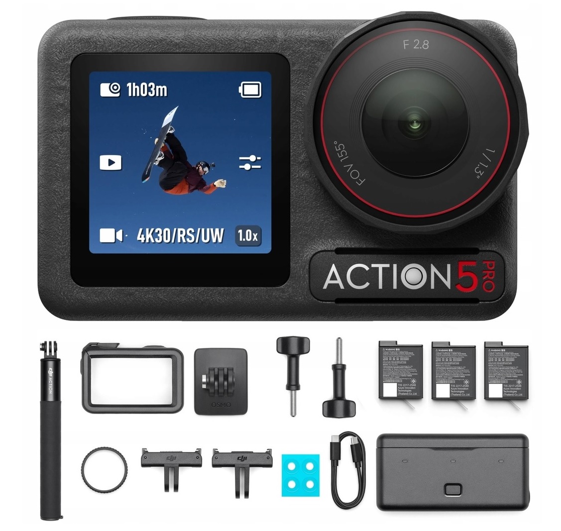 Sportovní kamera Dji Osmo Action 5 Pro Adventure Combo 4K Uhd [black! Weeks]