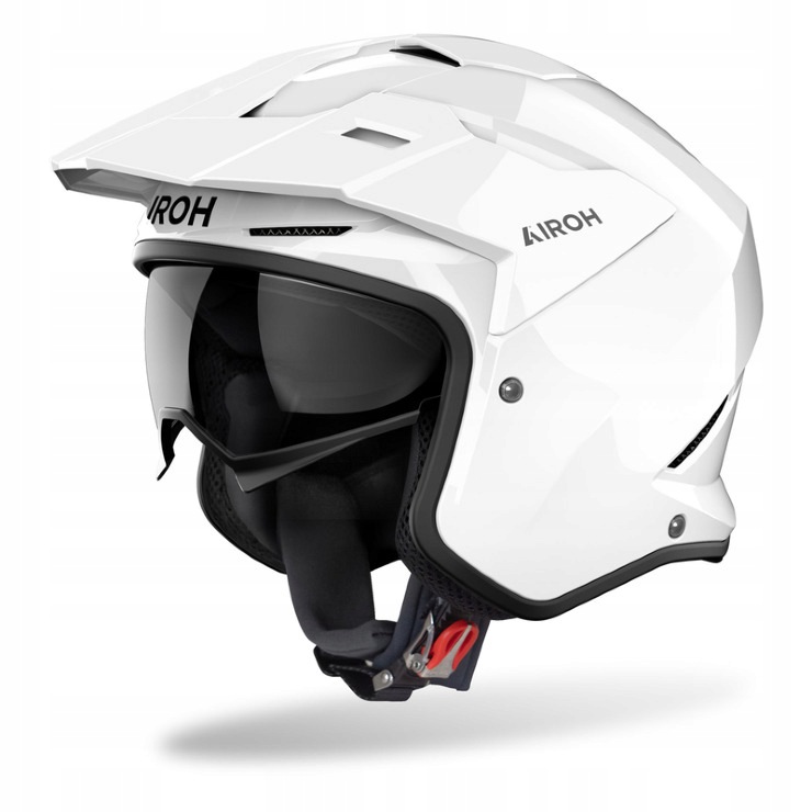 Airoh Kombakt Color White Gloss Motocyklová Prilba Otvorená XXL