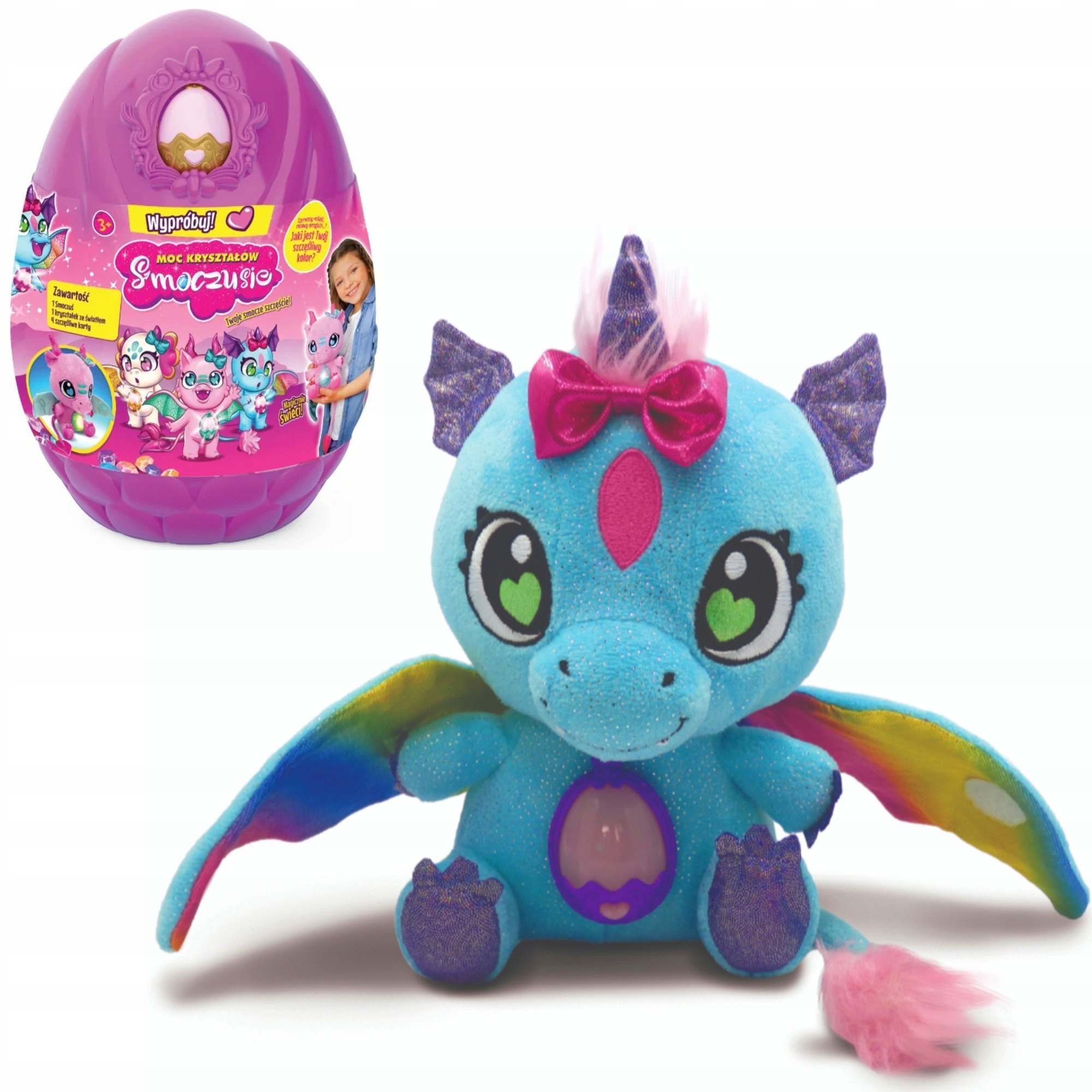 

Smoczusie duży smok Electra Moc kryształów 26 cm