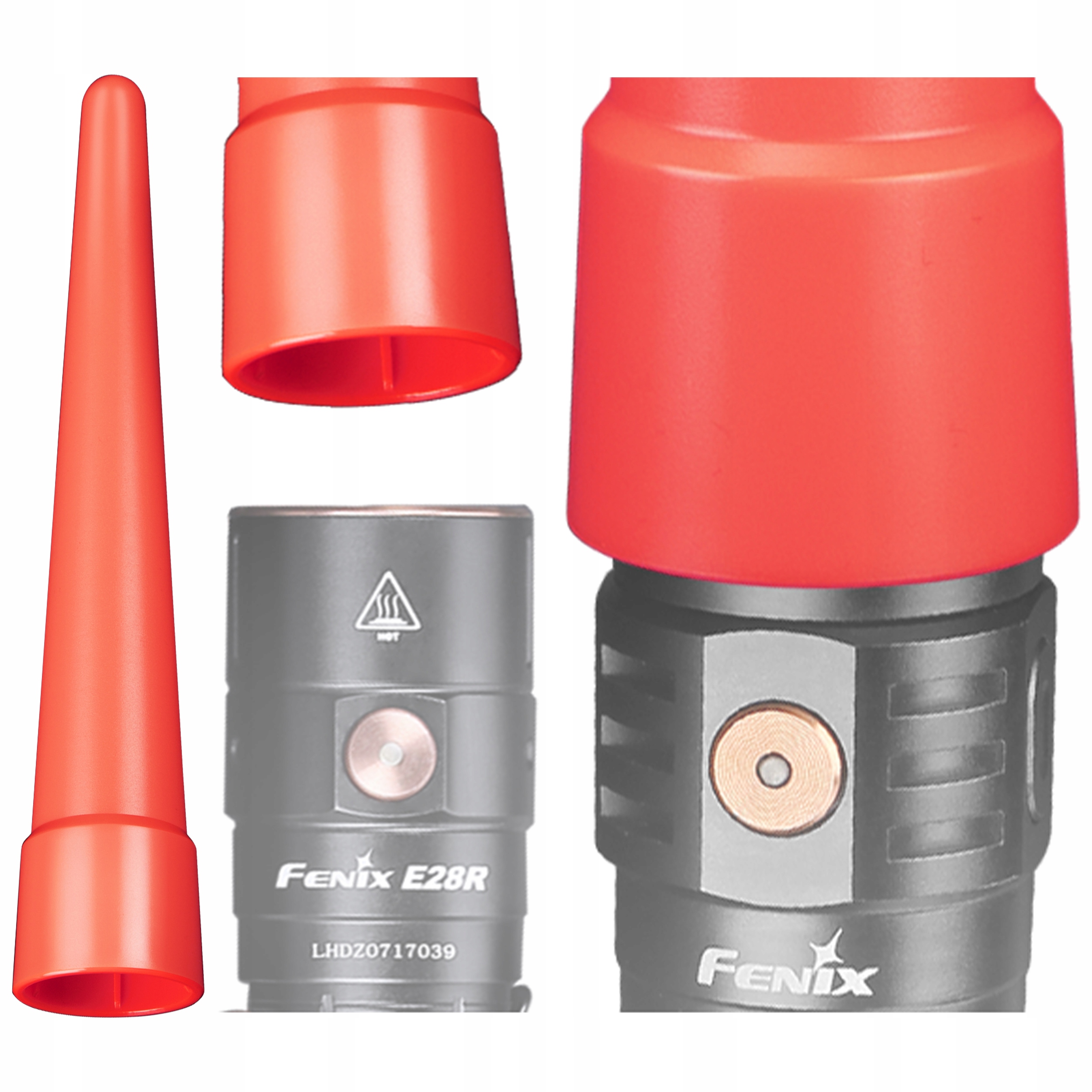 

Dyfuzor czerwony Fenix Traffic Wand Aot-s+ mały