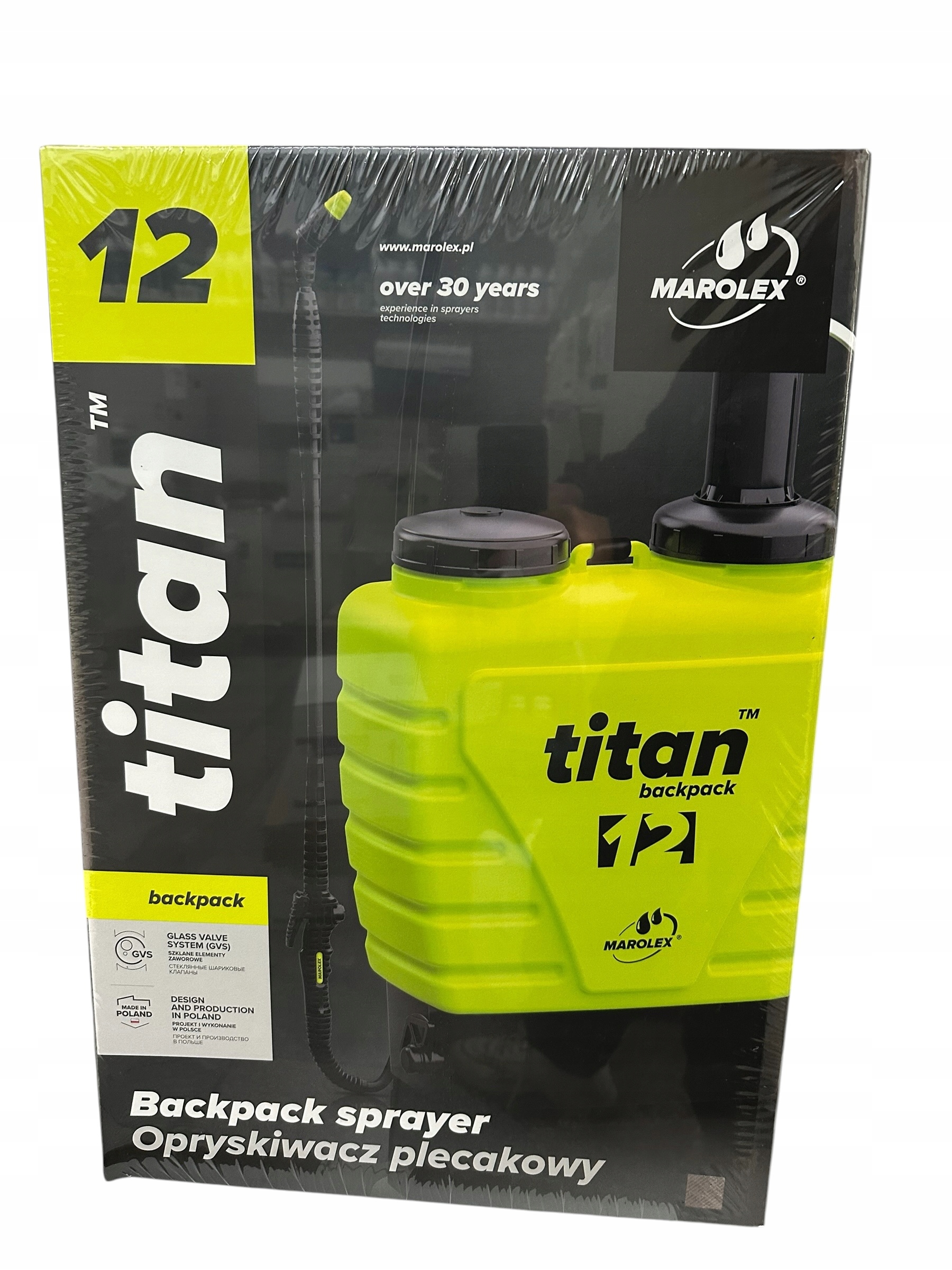 Marolex opryskiwacz plecakowy Titan 12L
