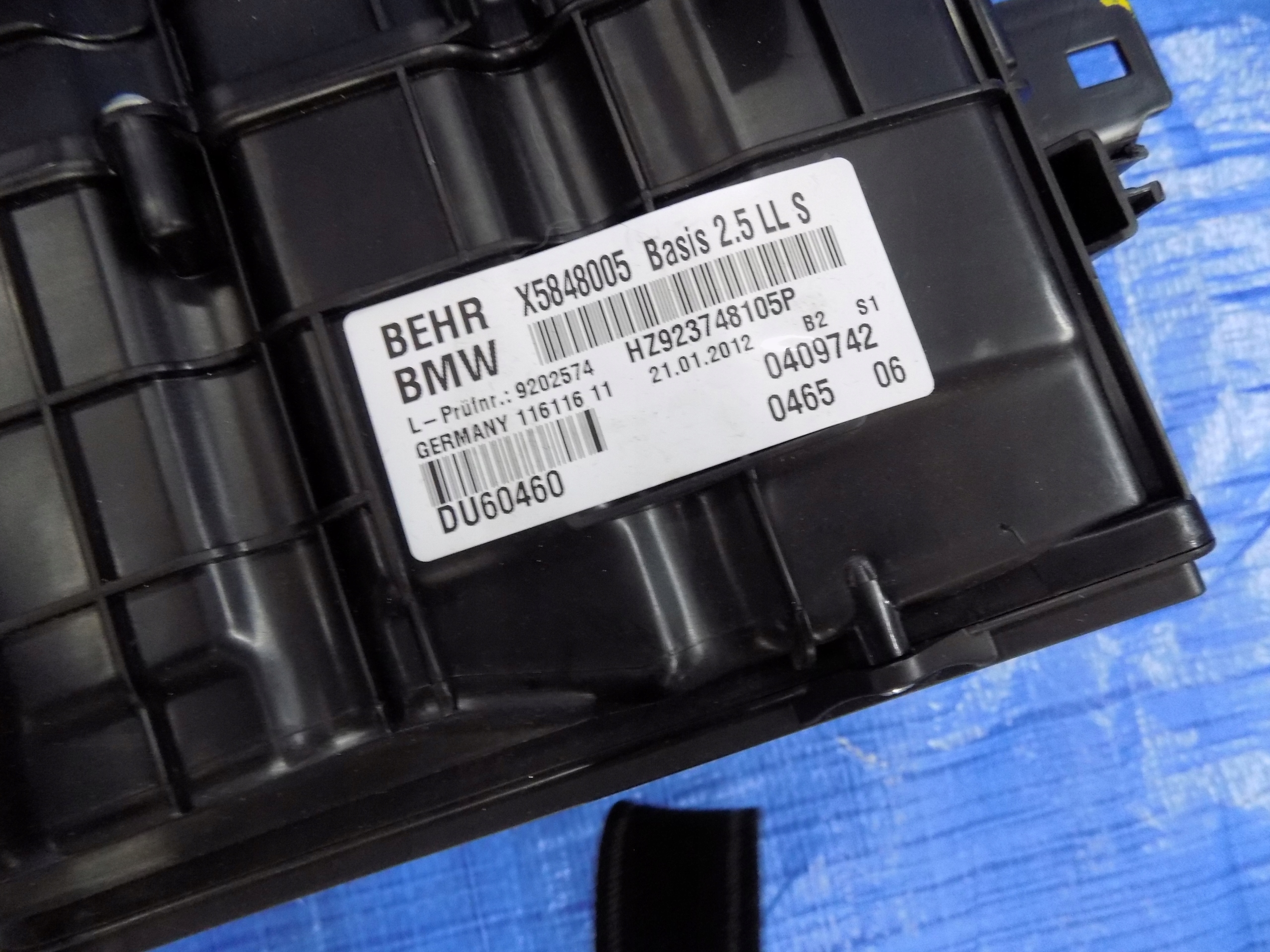 heater heating BMW 5 F10 2012R 3,0B 9202574