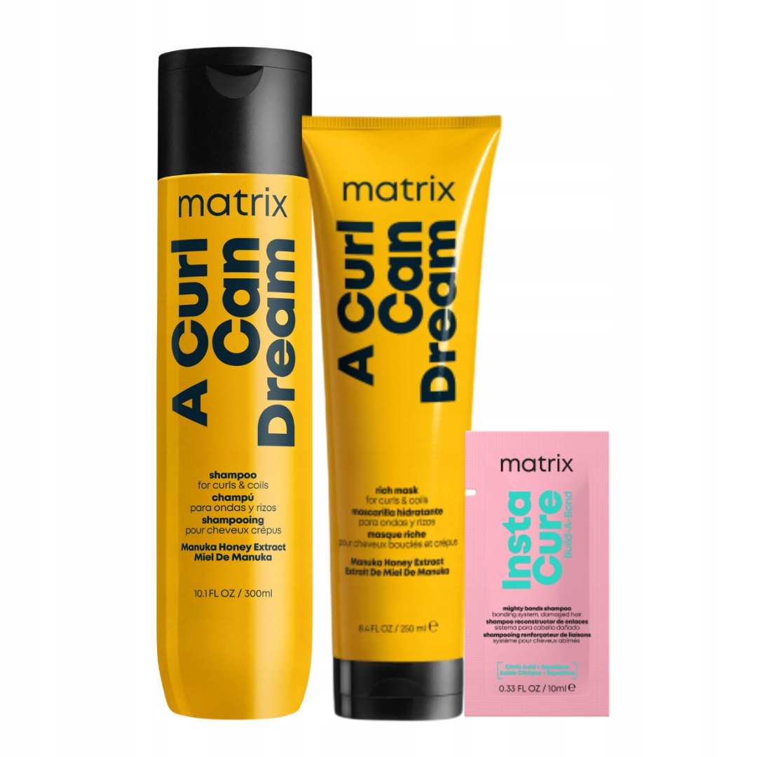 Matrix A Curl Can Dream szampon, maska do włosów kręconych i loków
