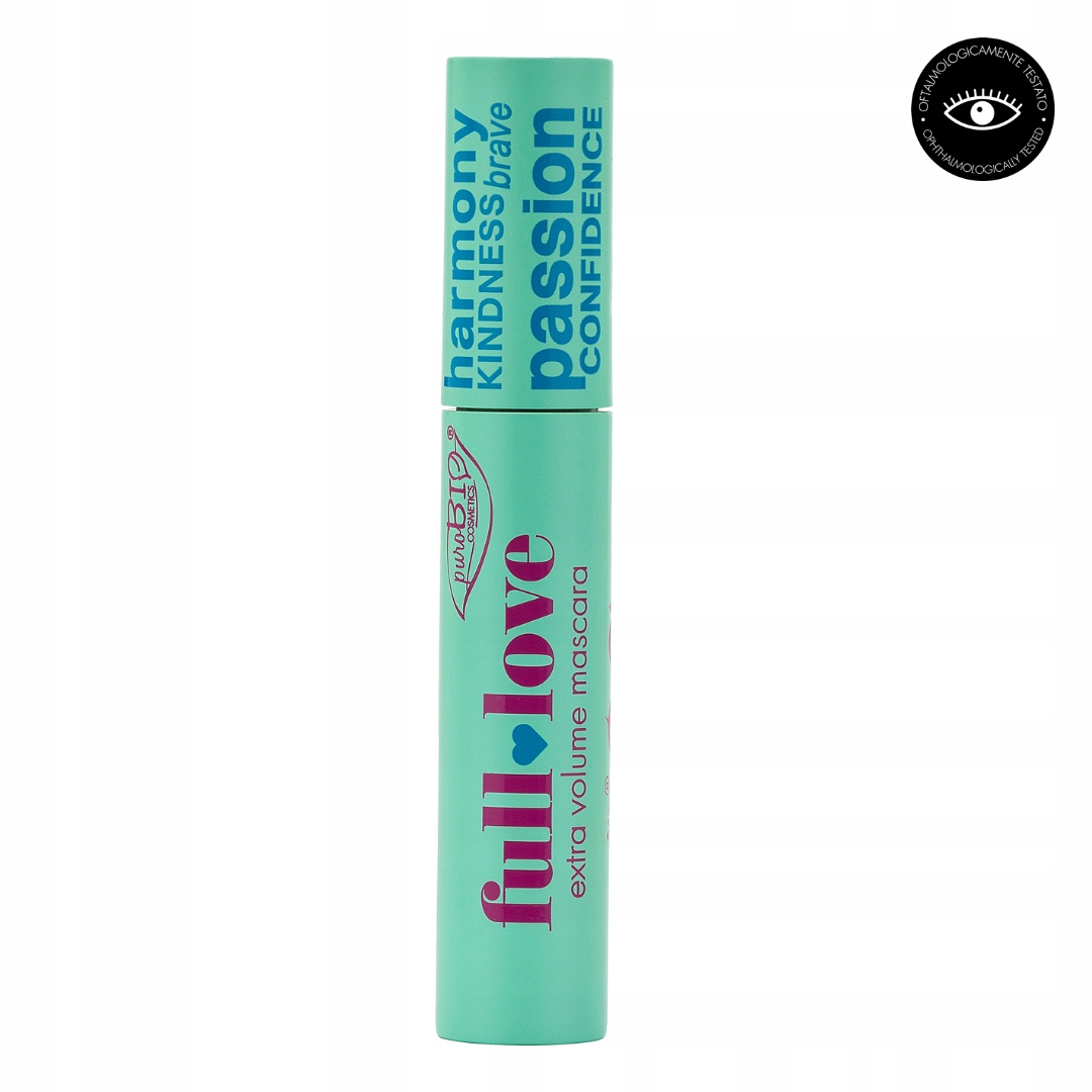 Tusz do rzęs puroBIO Full Love wegański extra objętość 12h
