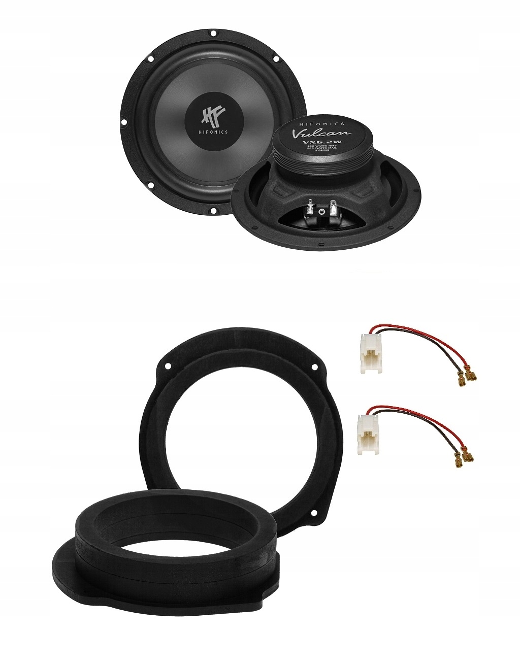 HiFonics VX6.2W Reproduktory do auta 165 mm vzdialenosti Fiat Bravo 2 Croma