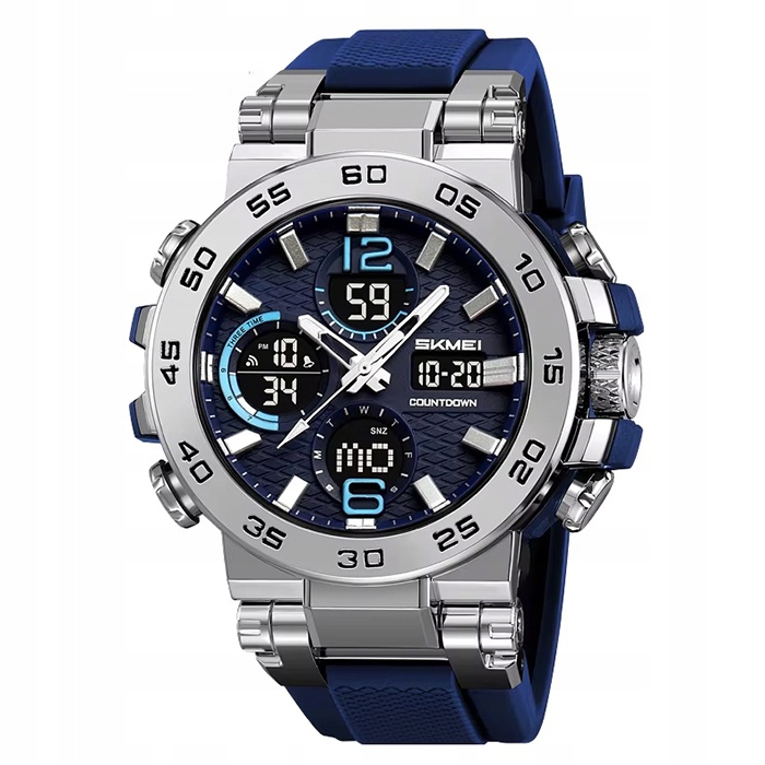 Zegarek męski Skmei skm.124991c.mn elektroniczny sportowy wiele funkcji