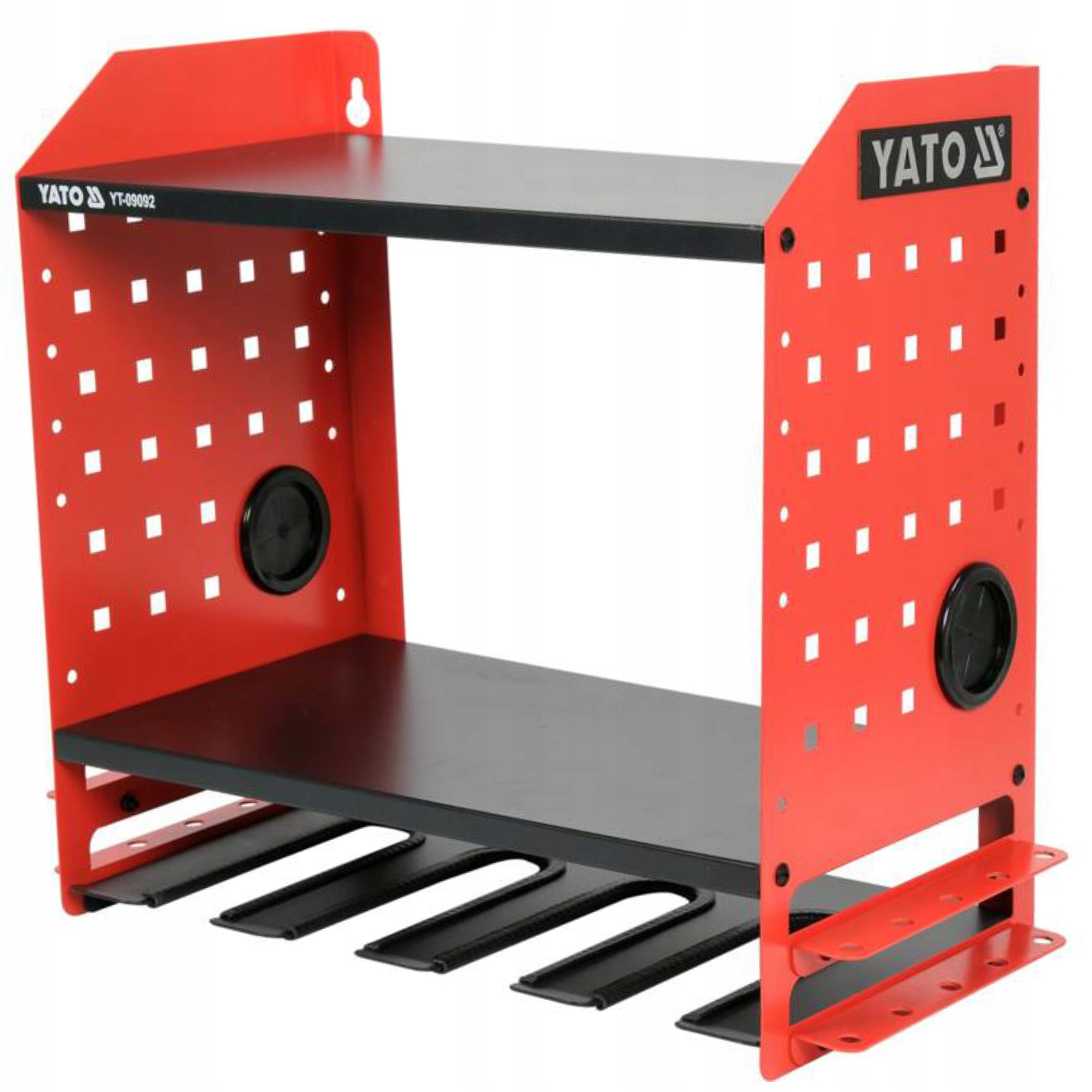 YATO METALOWA PÓŁKA SZAFKA NA ELEKTRONARZĘDZIA 4 GNIAZDA YT-09092 MOCNA