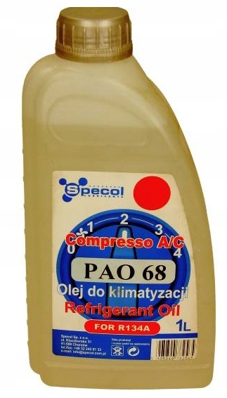 Масло для систем кондиционирования воздуха PAO 68 1L SPECOL