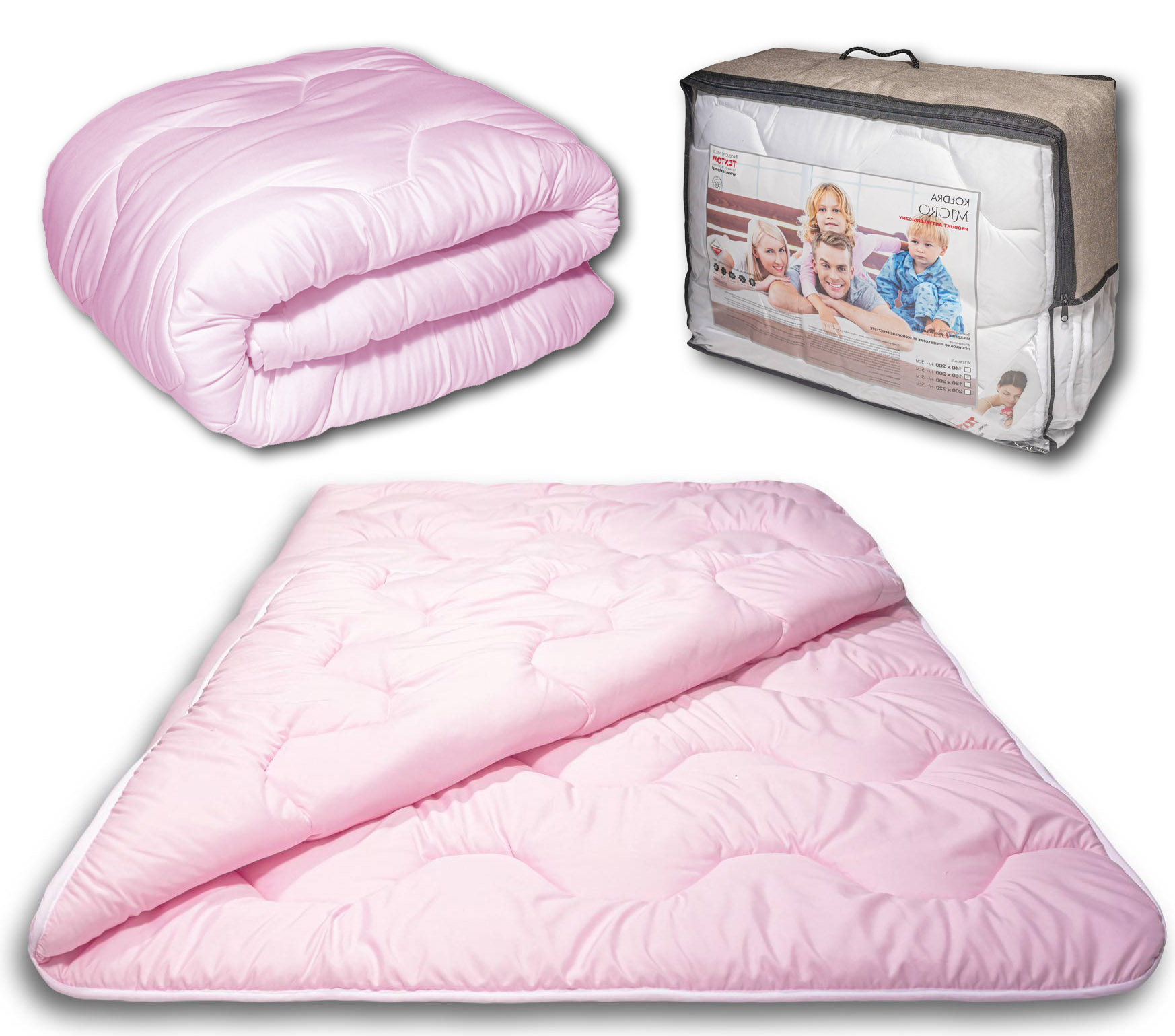 Povlečení Přikrývka , Teplá, Antihalergická, Růžová 140x200cm