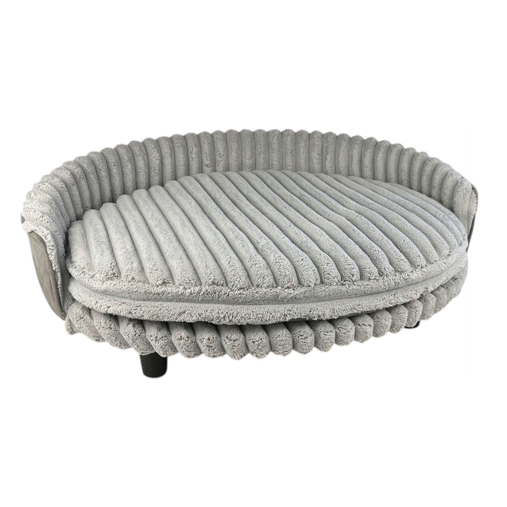 Levně Pohovka pro psa a kočku Manšestrová pohovka pro zvířata pohodlná měkká XL 65x55