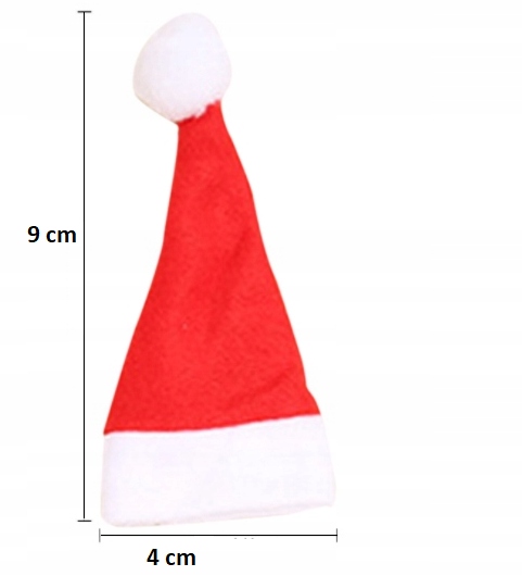 ŚWIĄTECZNE ETUI POKROWIEC NA SZTUĆCE MIKOŁAJ 2 szt Motyw mikołaj