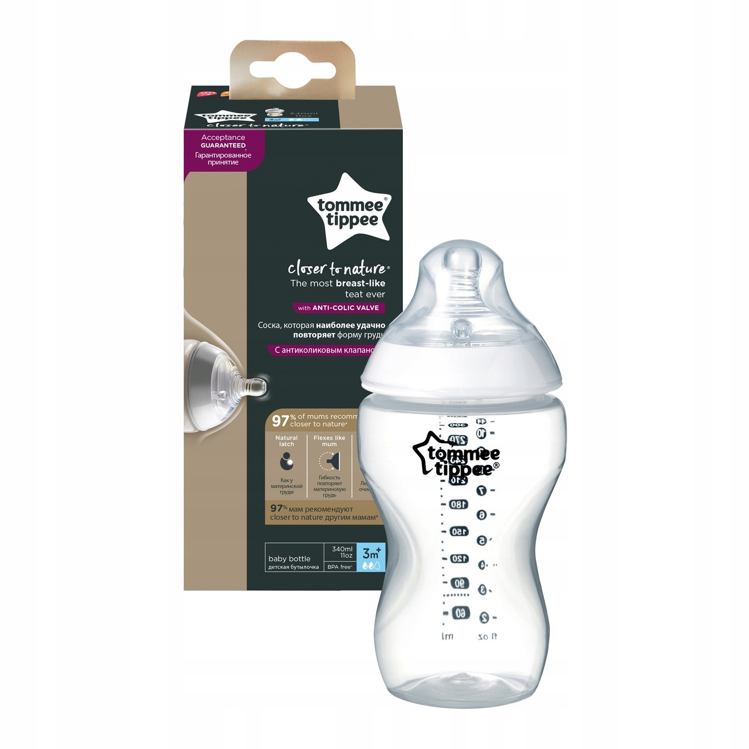 Tommee Tippee Butelka 340 ml