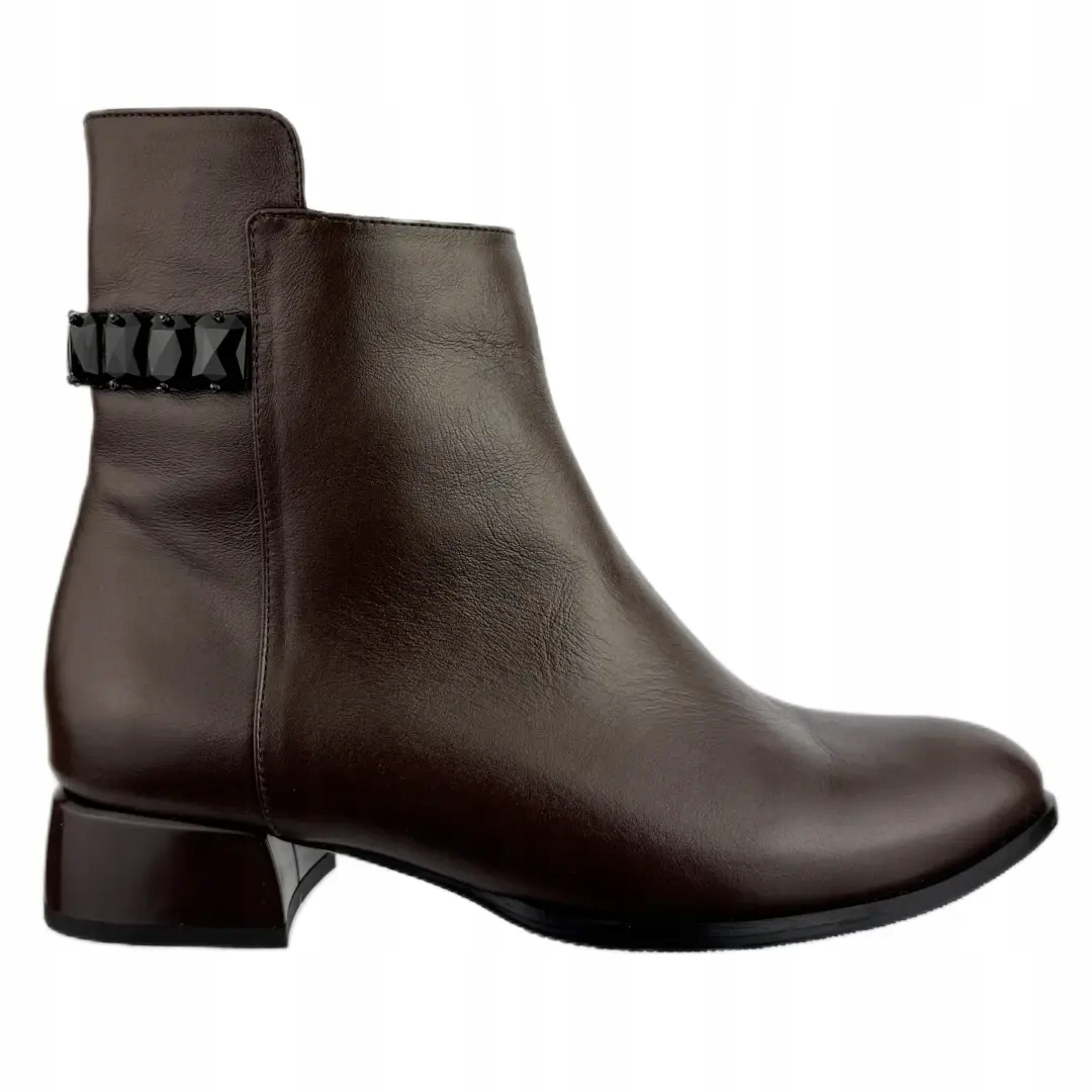 Dámské kotníkové boty Higo 3032 CZEK452 čokoláda 36, Hnědá