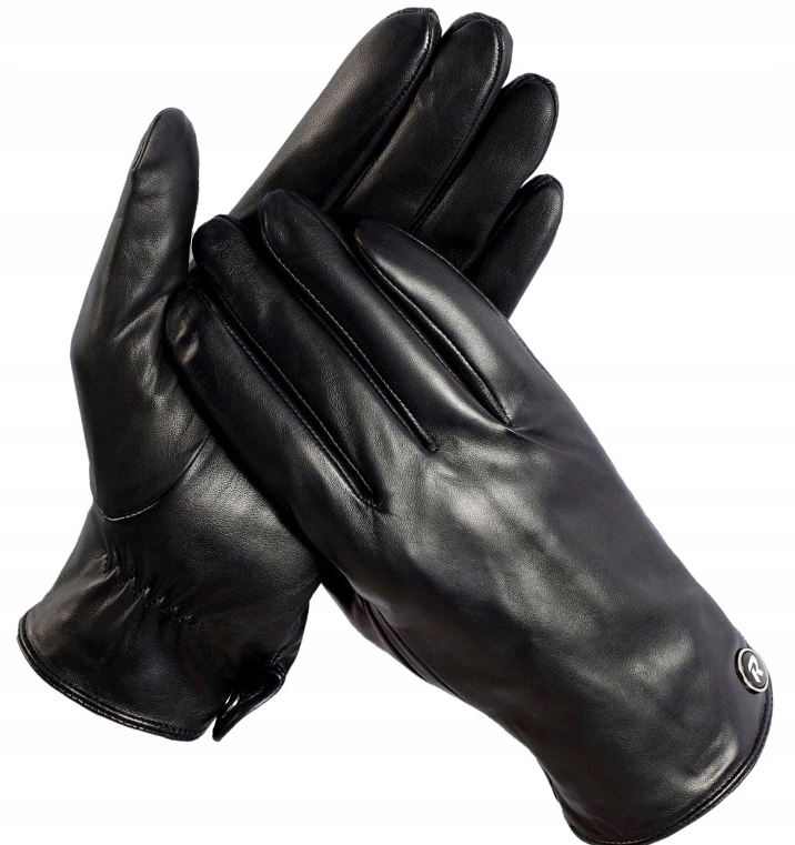 Reverse DOTYKOWE RĘKAWICZKI SKÓRZANE MĘSKIE SKÓRA NATURALNA OCIEPLANE r M Rodzaj pięciopalczaste