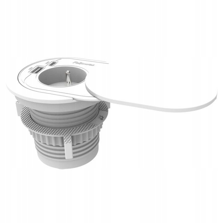 Napájecí zásuvka Power Spot Typ E bílá Fellowes