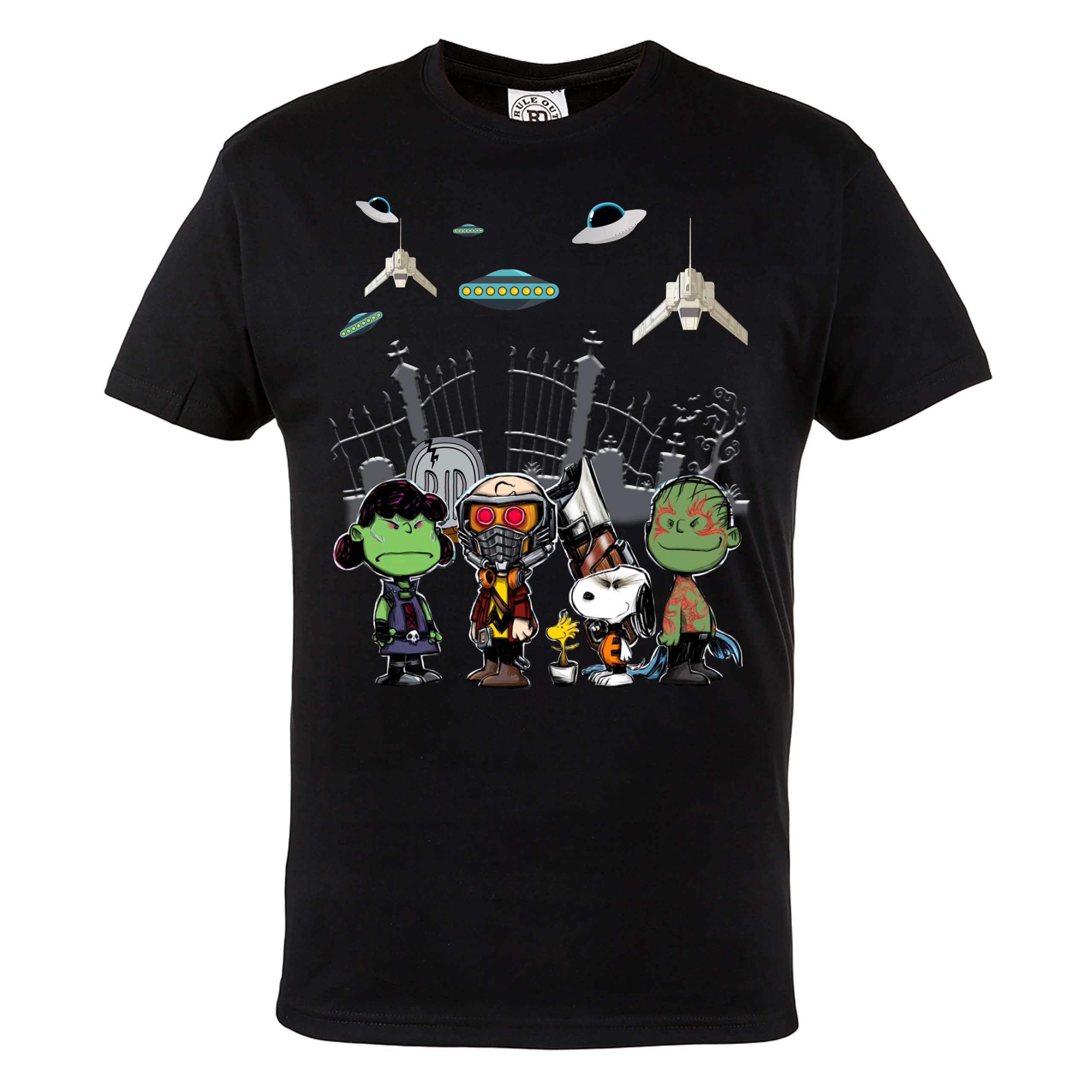 

Męska Koszulka Z Nadrukiem Snoopy Halloween HAL134