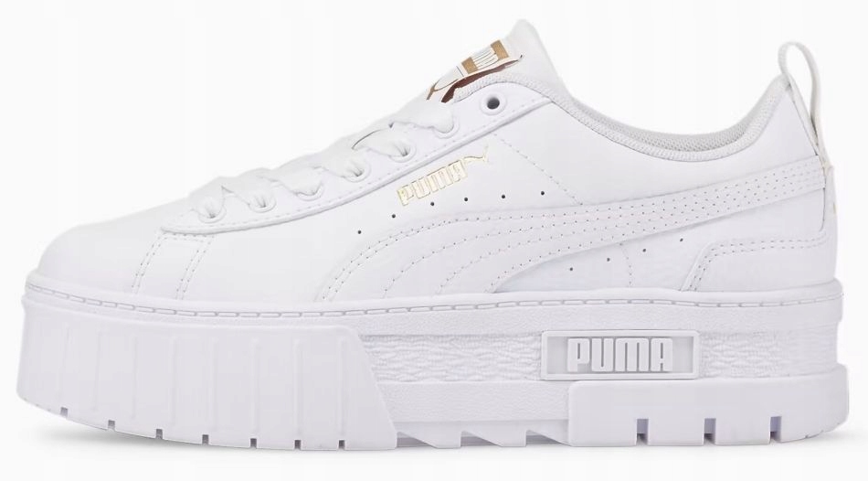 boty Mayze Lth Jr Puma White-Puma Team G