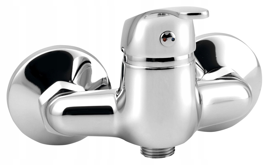 Sapho Aqualine 35 52156 – bateria prysznicowa ścienna, rozstaw 100mm, chrom
