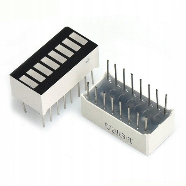 Wskaźnik LED czerwona podziałka - skala 8 x LED Producent RC-Planeta