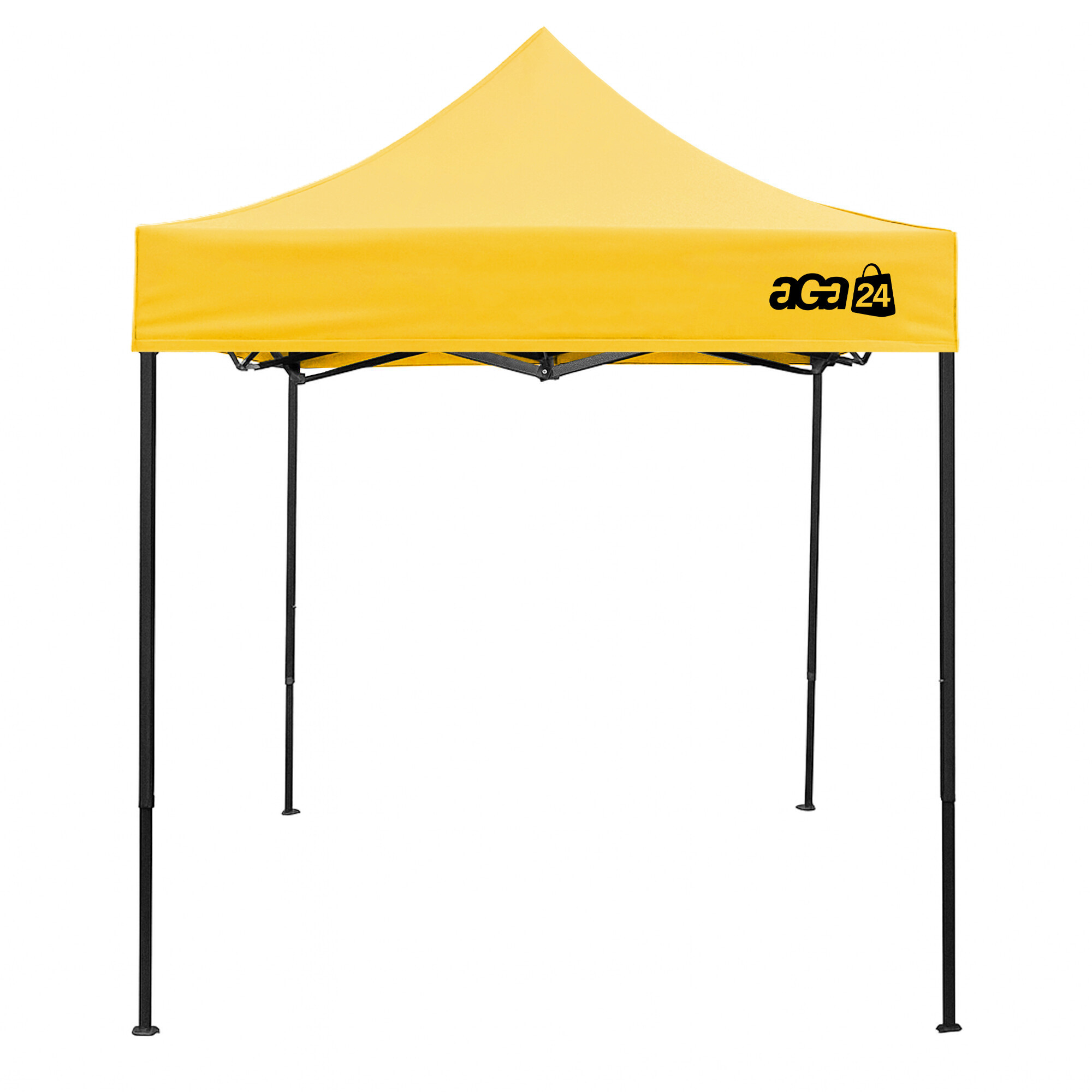 Aga Predajný stánok bez bočníc 2x2 m Žltý