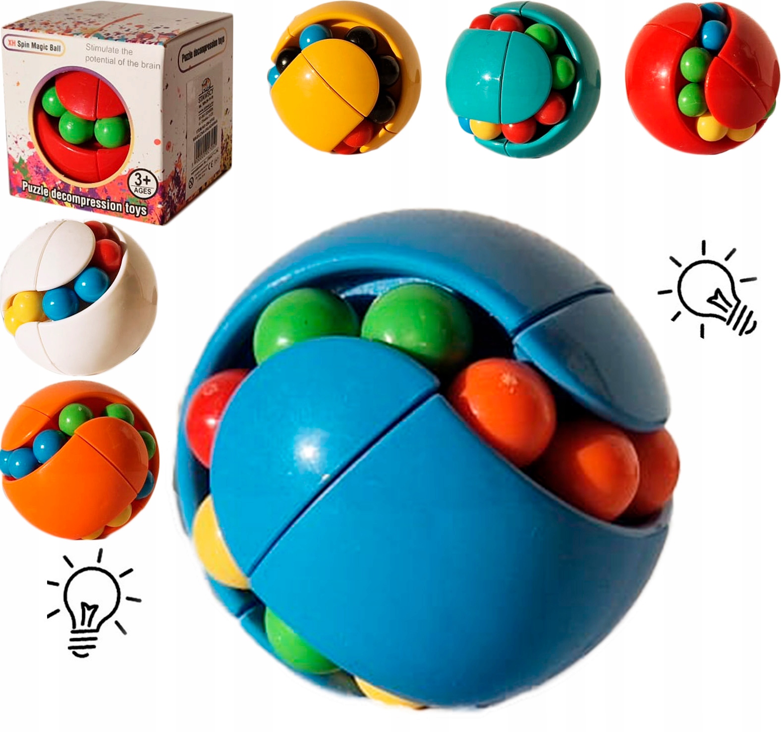 MAGICZNA KOSTKA układanka ŁAMIGŁÓWKA GRA LOGICZNA