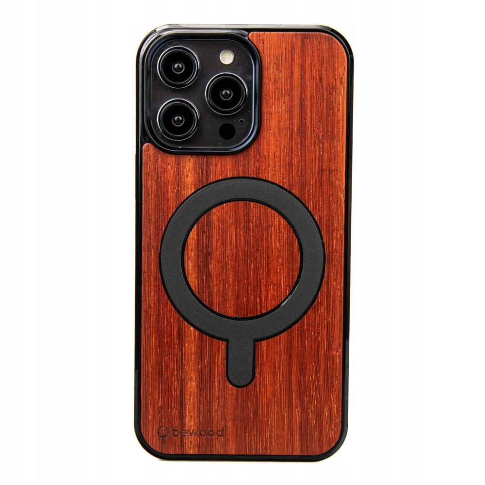Dřevěné Pouzdro Bewood pro iPhone 15 Pro Max Padouk s MagSafe