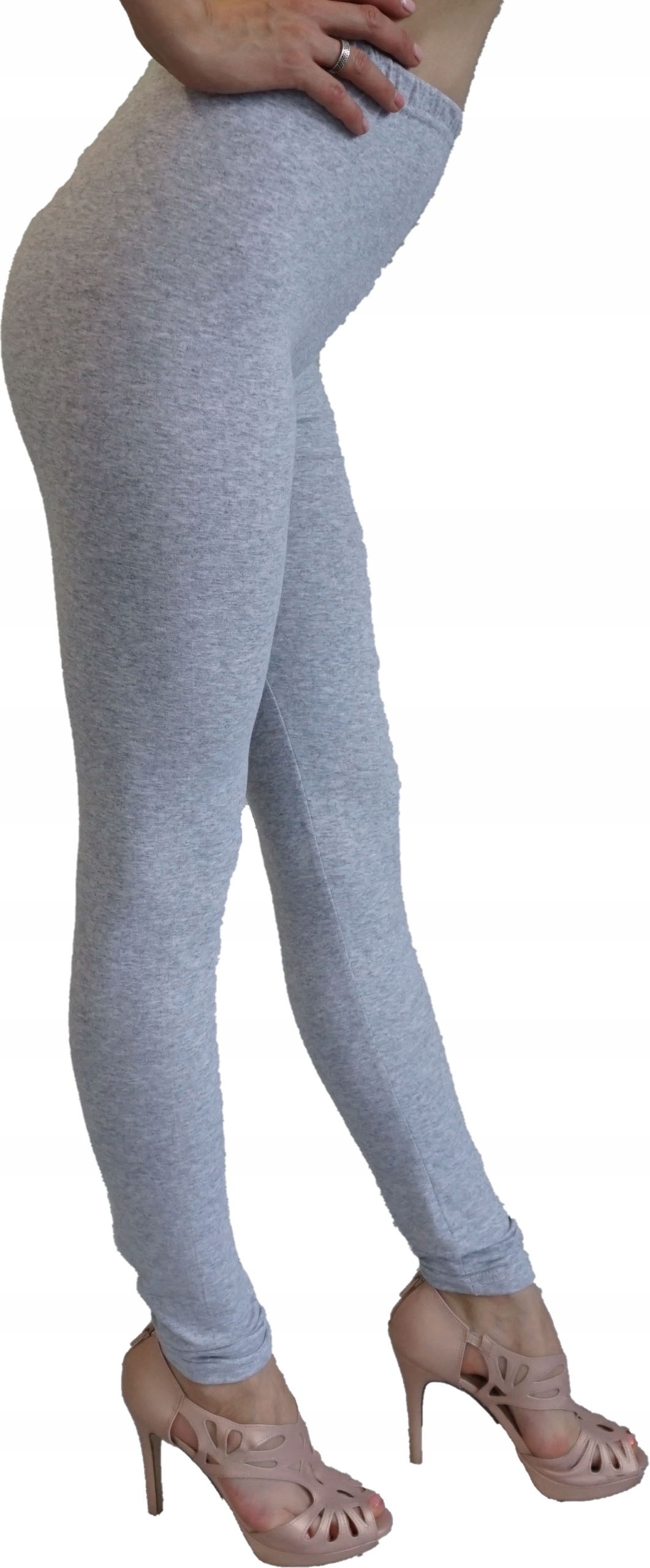 

Legginsy getry damskie bawełna długie wysoki XXL