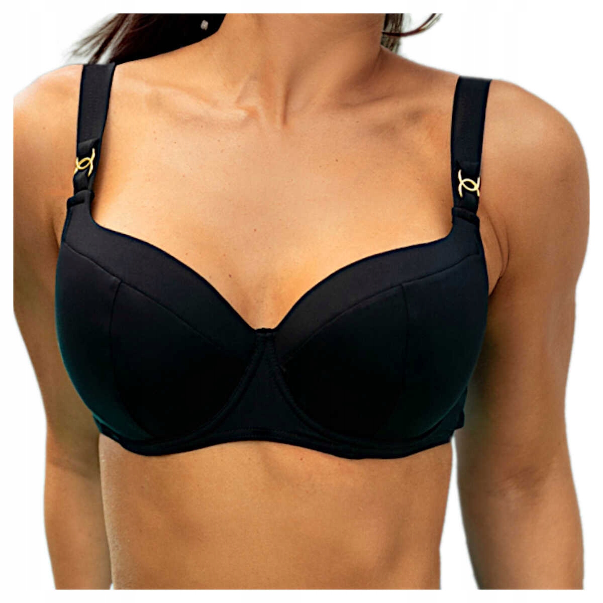 Self Plavková podprsenka vyztužená Exclusive 5 Bra černá 85E