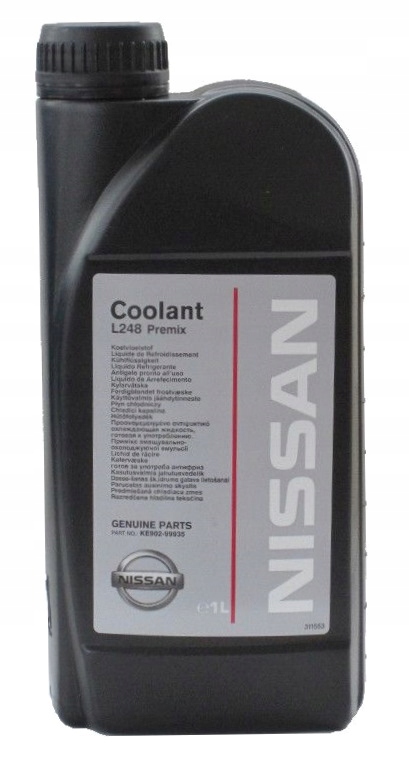 Oe Nissan Płyn Chłodniczy Premix Coolant L248 1L