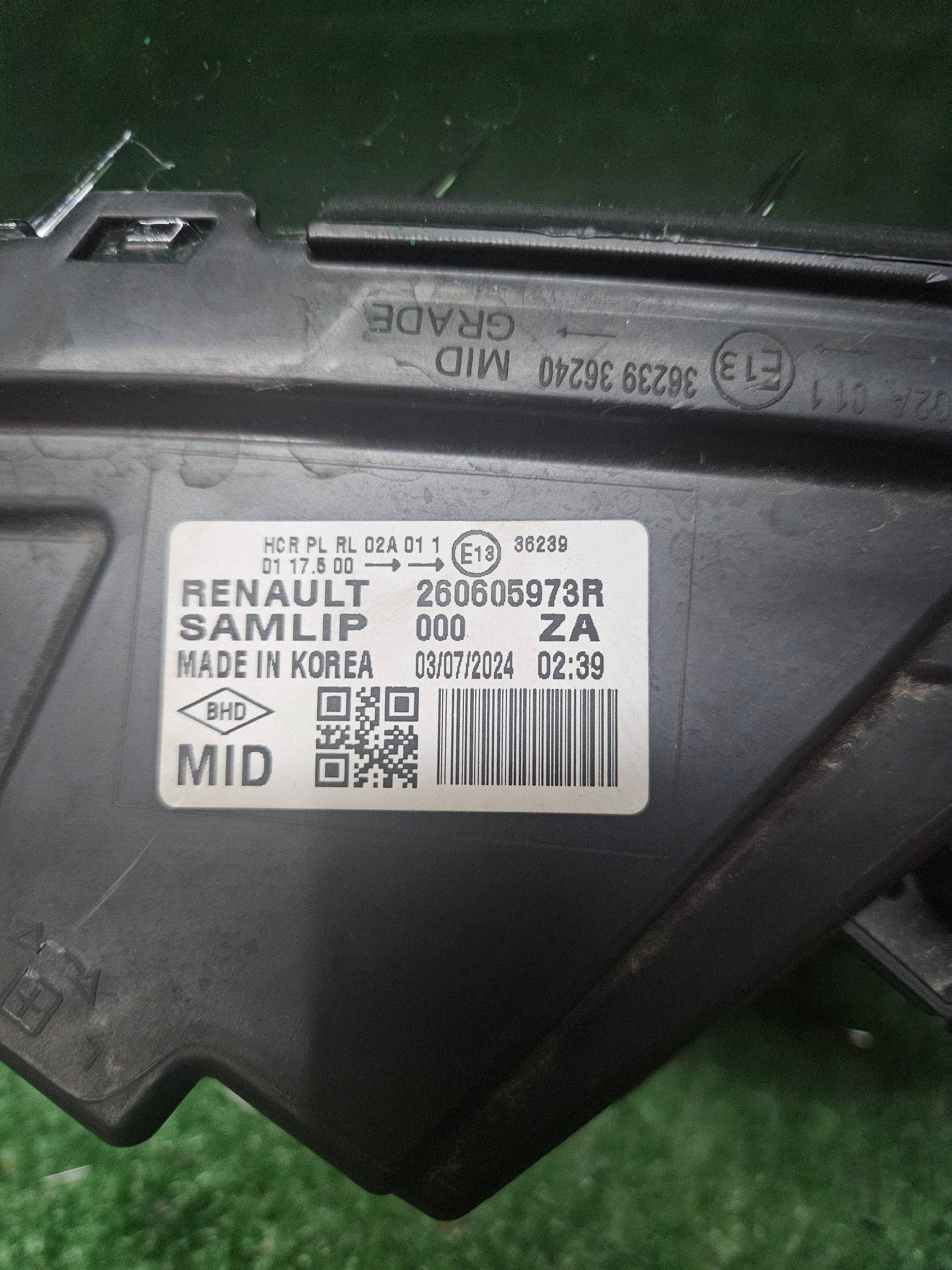 REFLEKTOR left front RENAULT ARKANA LIFT 23- MID LED NR.R1741