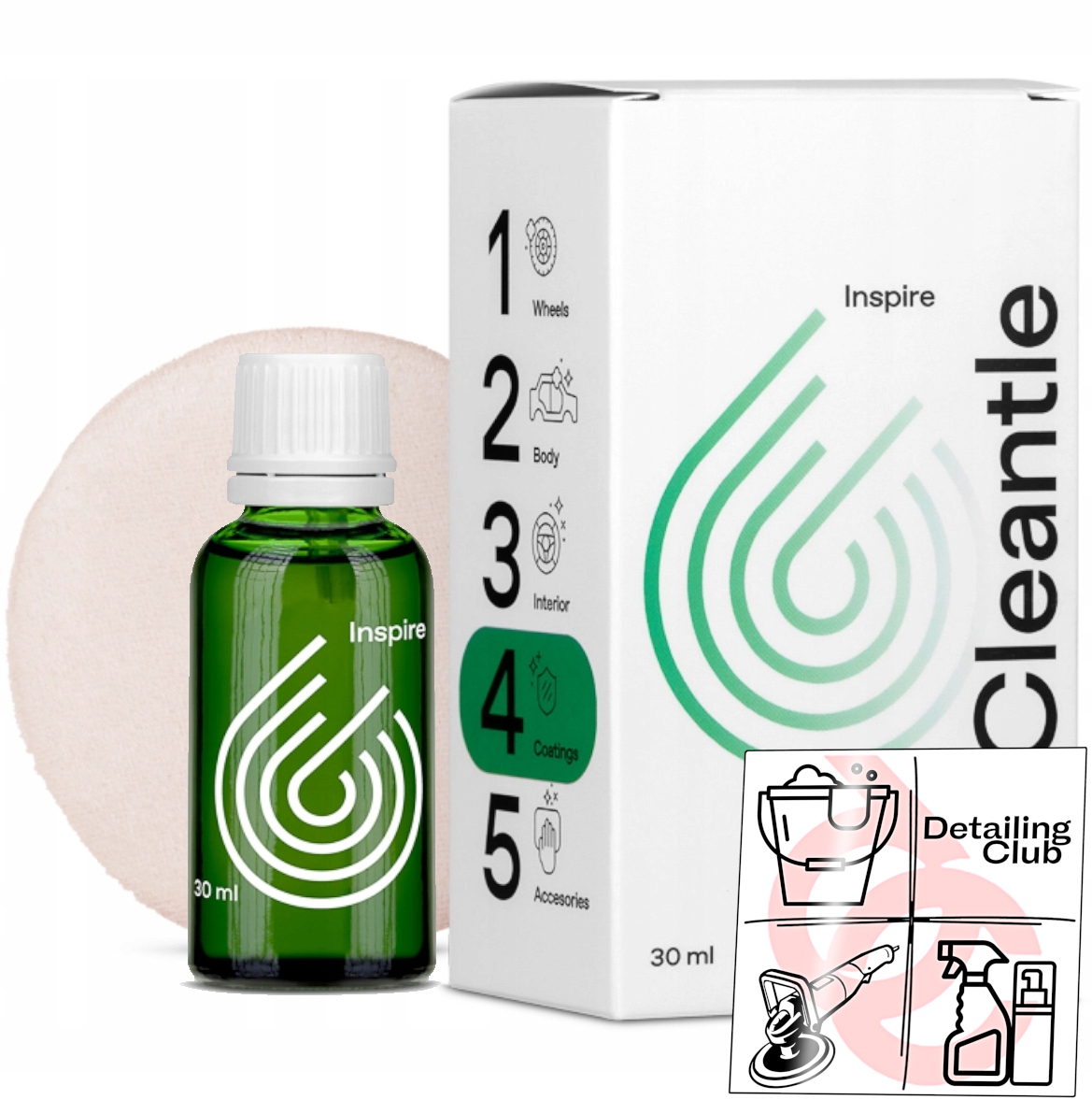 Cleantle Inspire Keramický náter 1,5 roka 30 ml