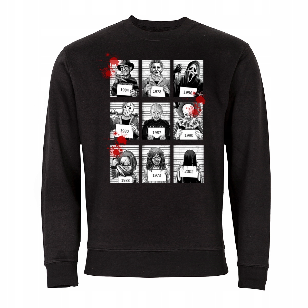 

Męska Bluza Filmowa Na Halloween Horror Postacie