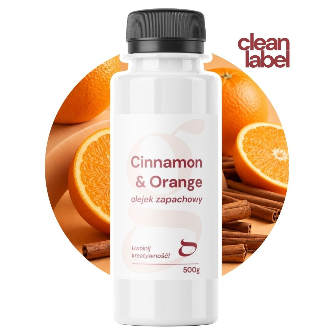 Vonný olej Cinnamon & Orange na svíčky a mýdlo 500 g