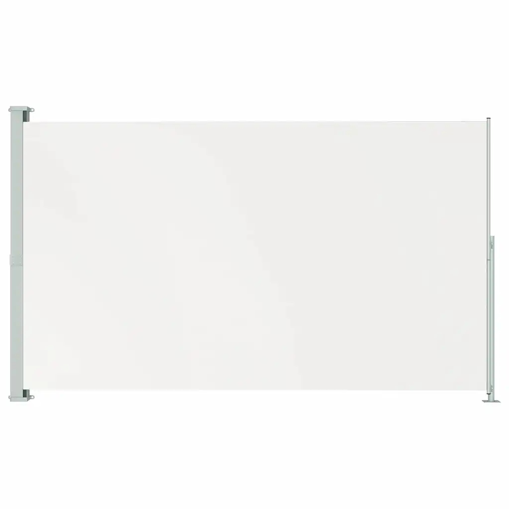 Boční markýza srolovatelná automaticky, krémově šedá, 200 x 0-300 cm