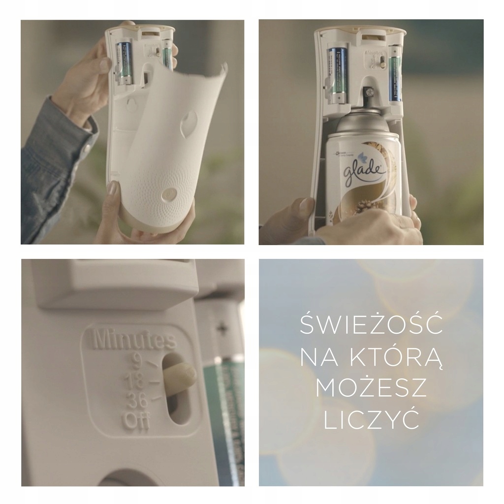 Glade Odświeżacz Pure Clean Linen Zapas 3x269 Kod producenta 325804