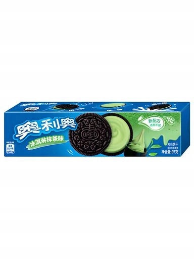 Levně 4x Sušenky Matcha Ice Cream 97 g Oreo