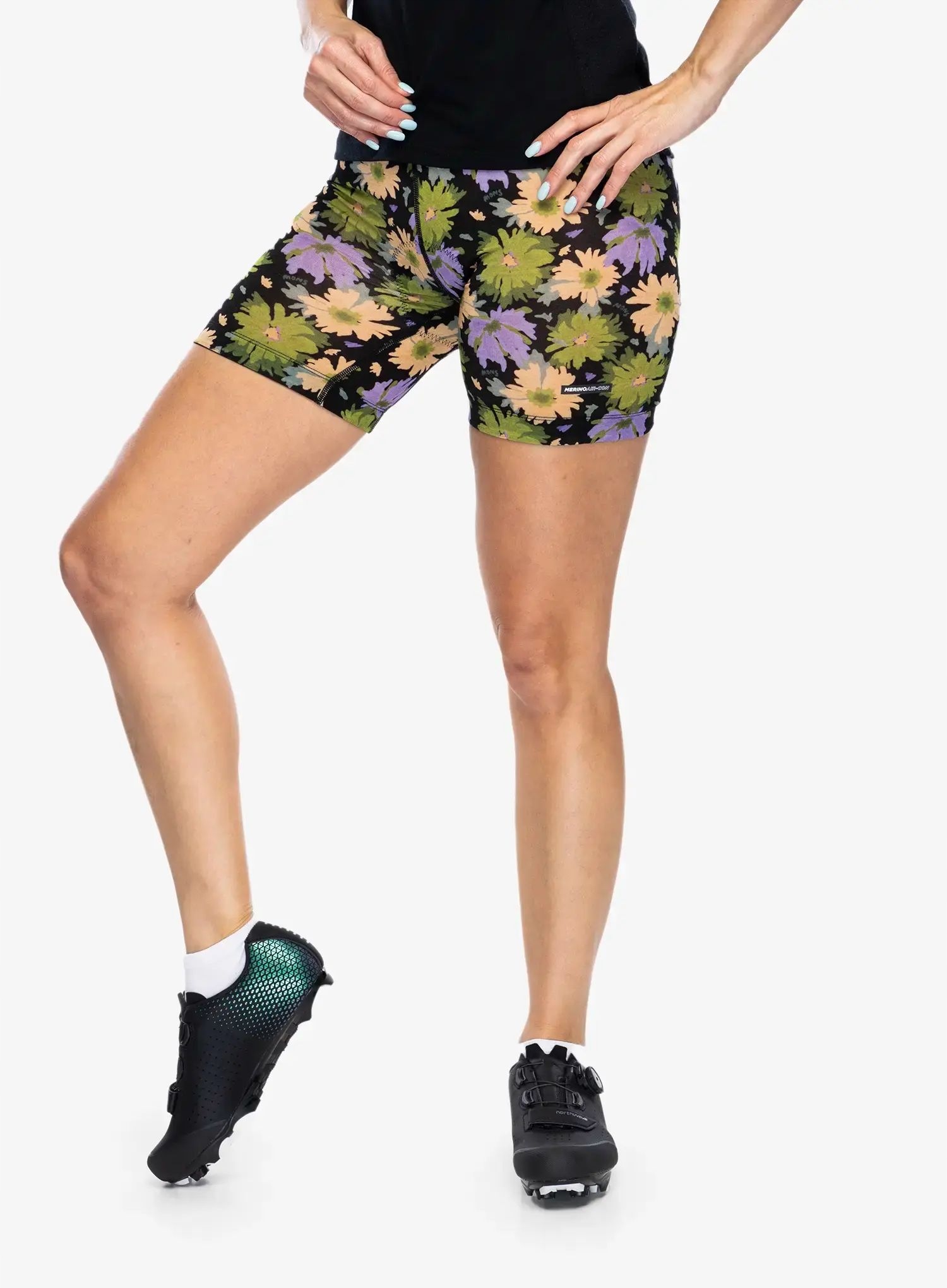 Kraťasy cyklistické kraťasy Mons Royale Low Pro Merino Aircon Bike bloom S